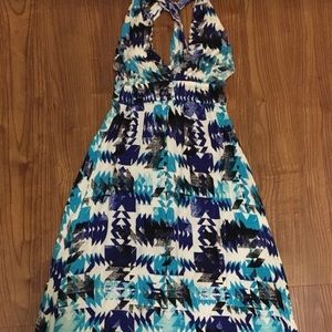 Aztec maxi dress